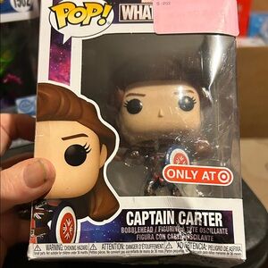 Funko Pop Captain Carter Figure with Union Jack Shield